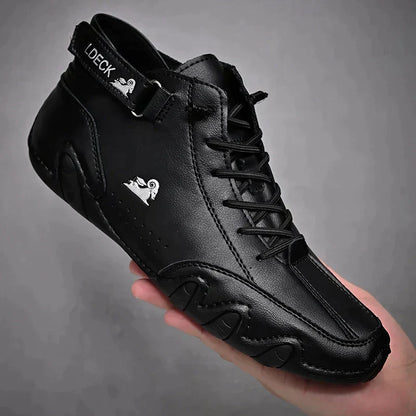 Landon | Trendy Unisex Genuine Leather Barefoot Shoes for Men and Women - Image 5