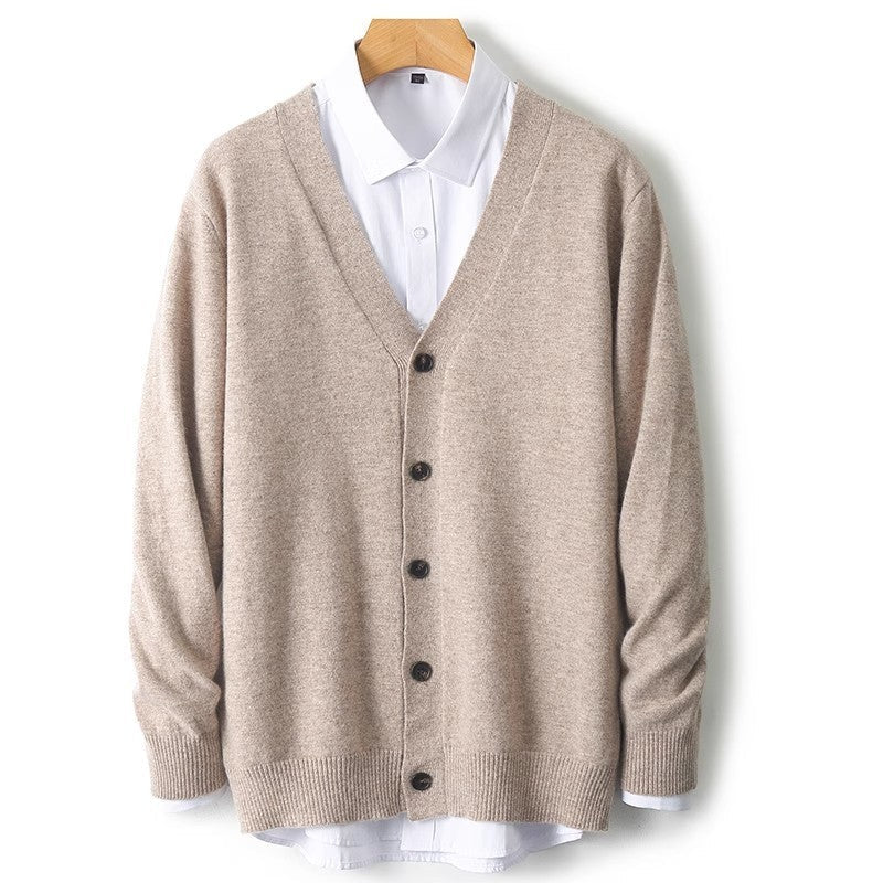 Nevin | Men's Button-Down Cardigan Sweater - Image 2