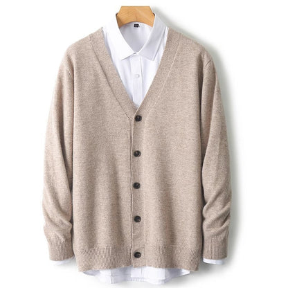 Nevin | Men's Button-Down Cardigan Sweater - Image 2