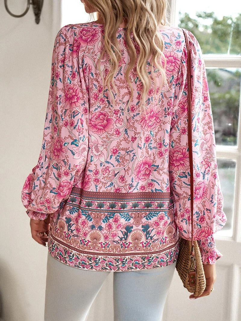 Linda | Stylish Summer Floral Top - Image 3