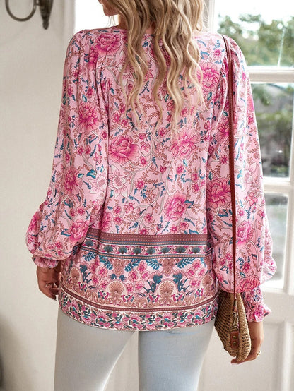 Linda | Stylish Summer Floral Top - Image 3