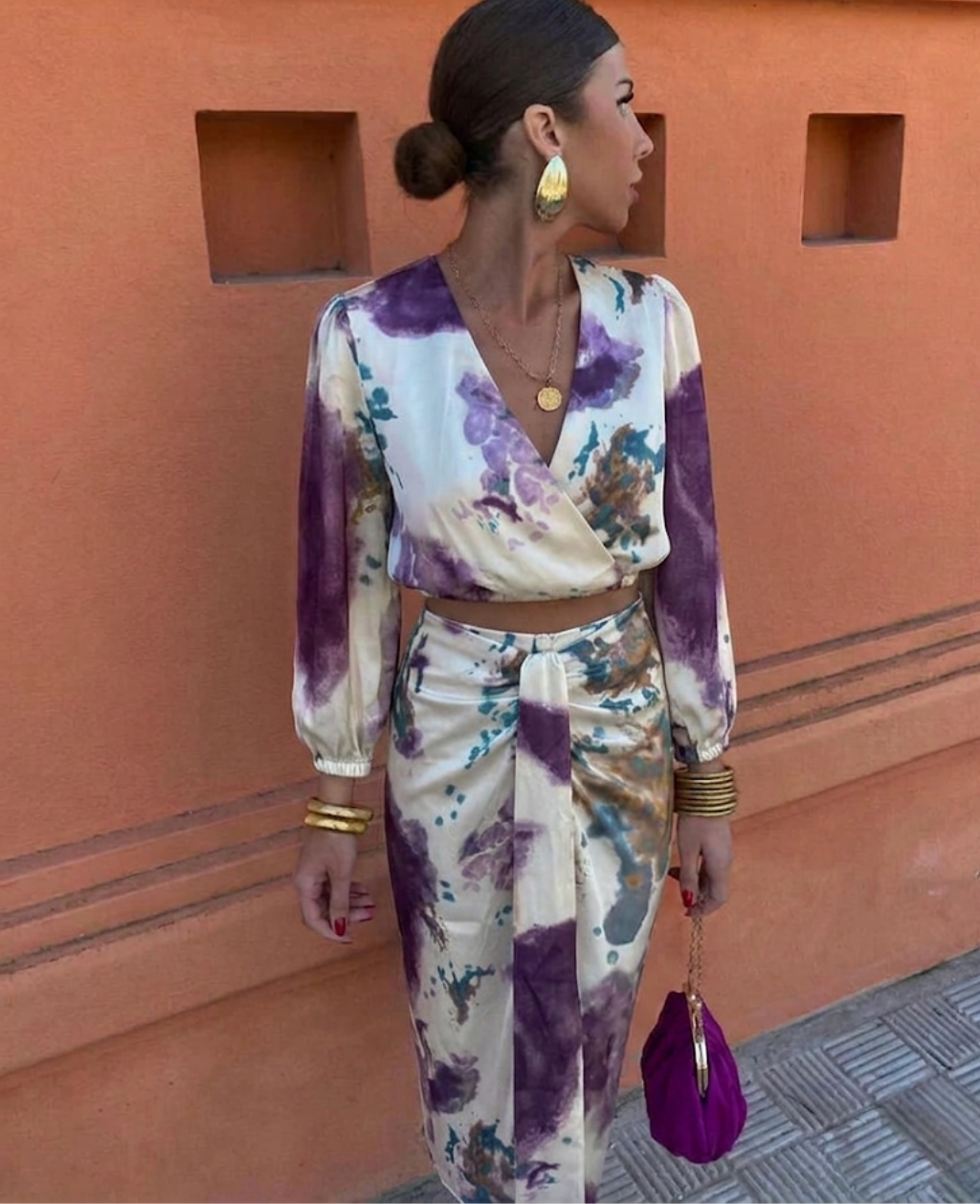 Beverly | Elegant Summer Blouse Skirt Set - Image 1