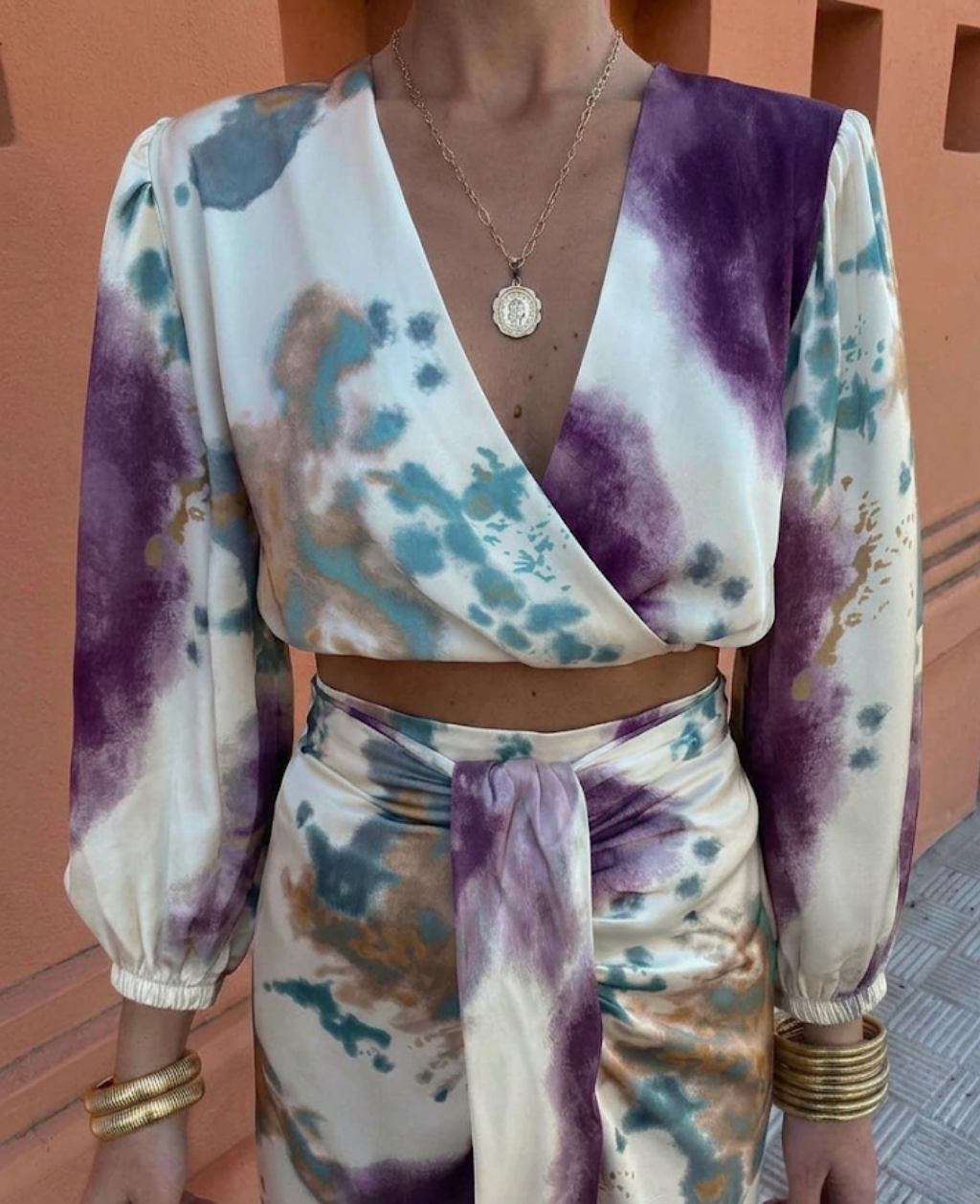 Beverly | Elegant Summer Blouse Skirt Set - Image 2