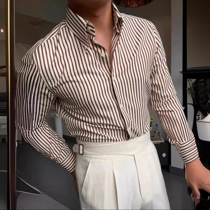 Tomas | Men's Long Sleeve Button-Down Shirt - Image 2