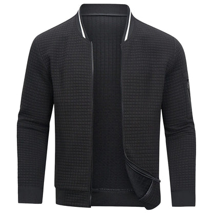 Darrell | Men's Quilted Zip-Up Bomber Jacket - Image 1