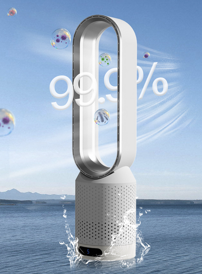 Bladeless Tower Fan | 3-in-1 Air Cooler, Purifier & UV Sterilizer