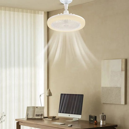 BREEZELIGHT – Ceiling Fan with Lamp Socket and Remote Control