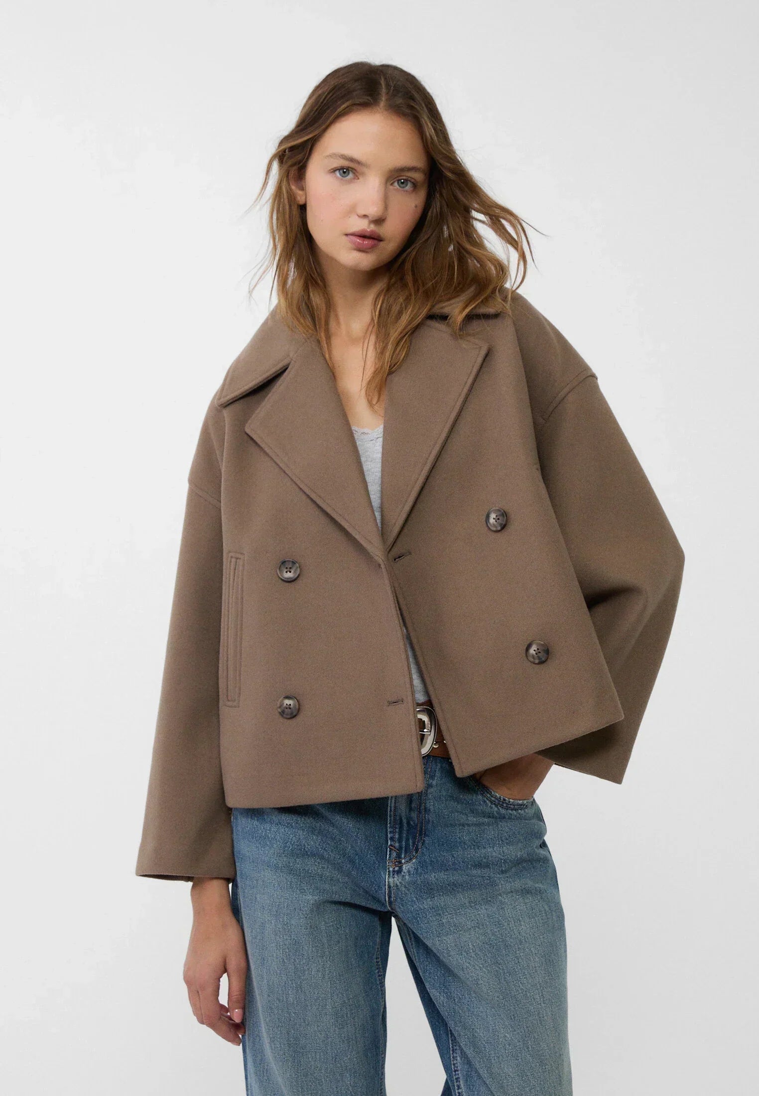 Peggy | Women's Oversized Double-Breasted Jacket - Image 1