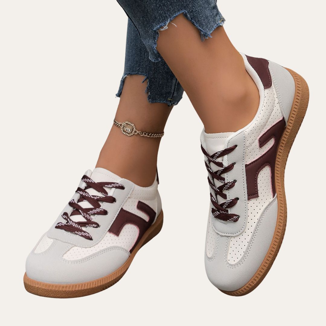 Vestea | Comfortable Stylish Leather Sneakers for Women - Image 3
