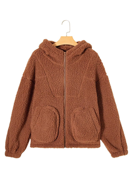 Marjorie | Women's Relaxed Fit Zip Up Jacket - Image 8