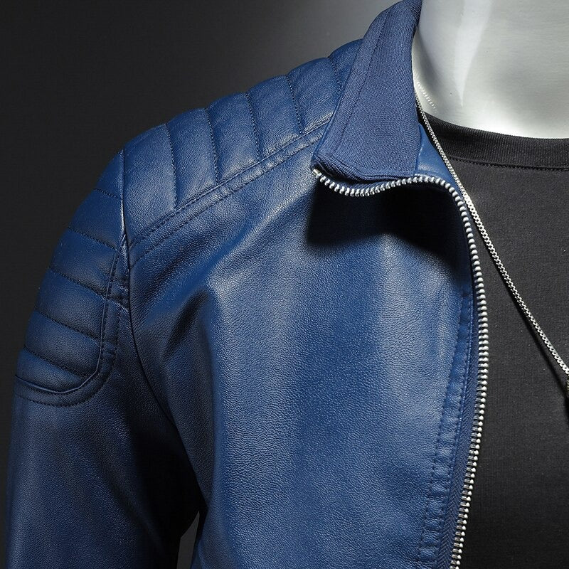 Dawson | Men's Slim-Fit Biker Jacket - Image 2