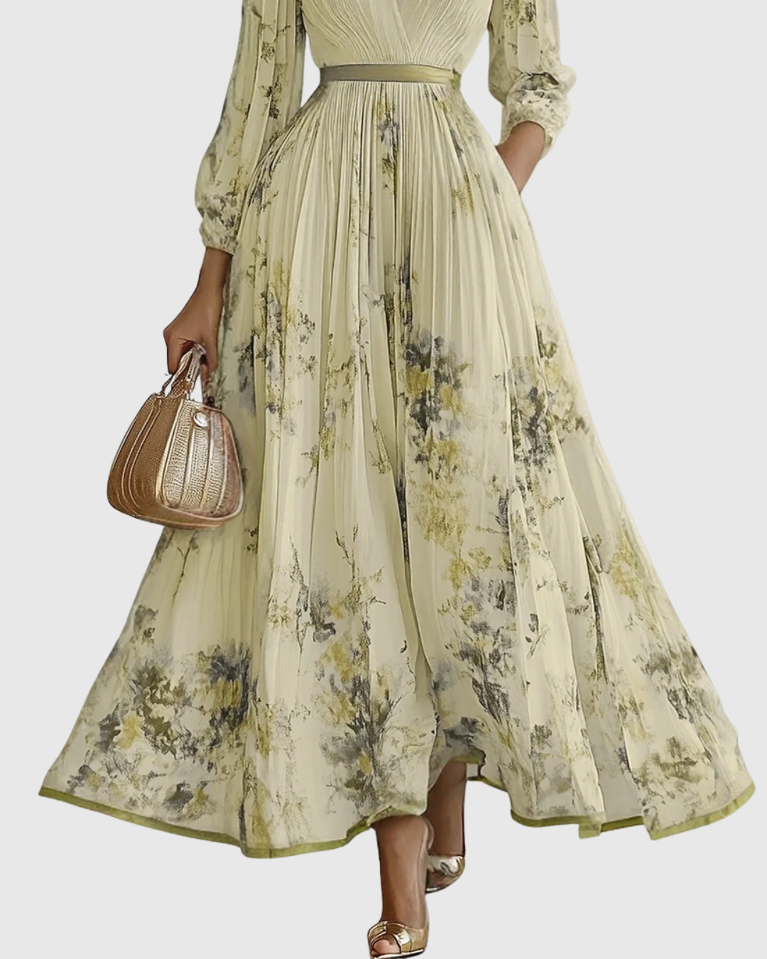 Image of Carla | Women's Sleeveless A-Line Midi Dress