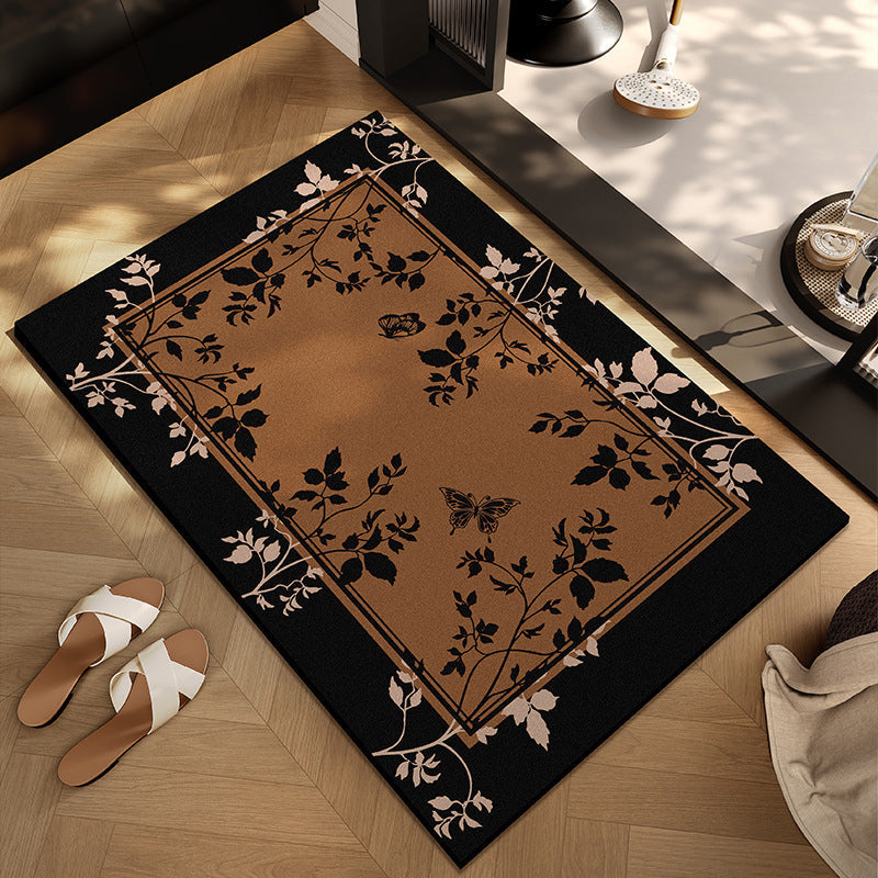 Checkerboard Pattern Entryway Mat