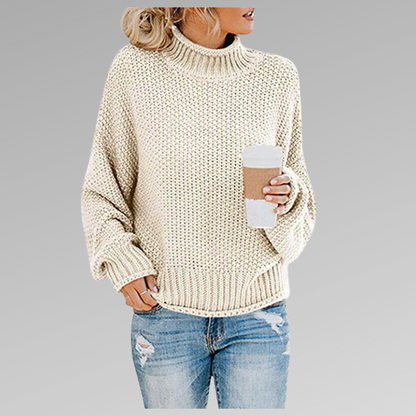 Allison | Women's Oversized Turtleneck Sweater - Image 9