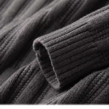 Lenny | Men's Ribbed Polo Collar Sweater - Image 7