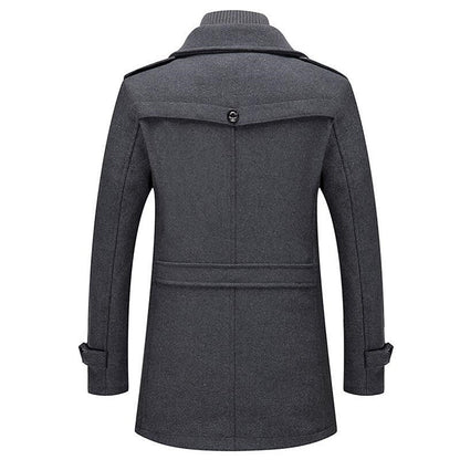 Randall | Men's Double-Breasted Pea Coat - Image 2