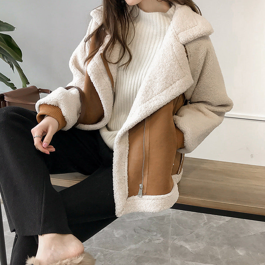 Alyssa | Women's Oversized Sherpa Jacket - Image 1