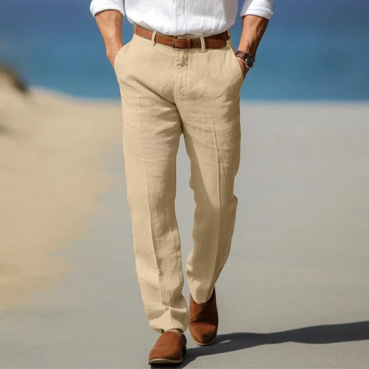 Kyle | Relaxed Linen Summer Pants for Men - Image 3