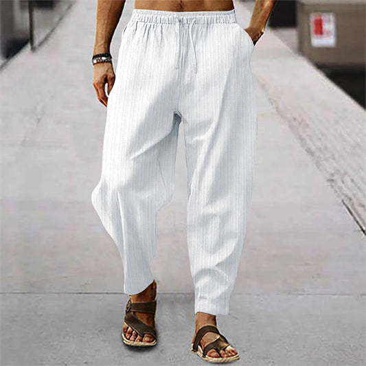 Billy | Cotton Linen Relaxed Pants - Image 1