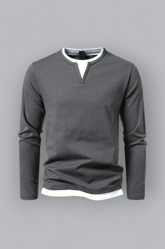 Harvey | Modern Minimalist Sleeve Shirt for Men - Image 1