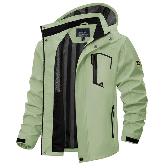 Dorian | Men's Lightweight Hooded Rain Jacket - Image 1