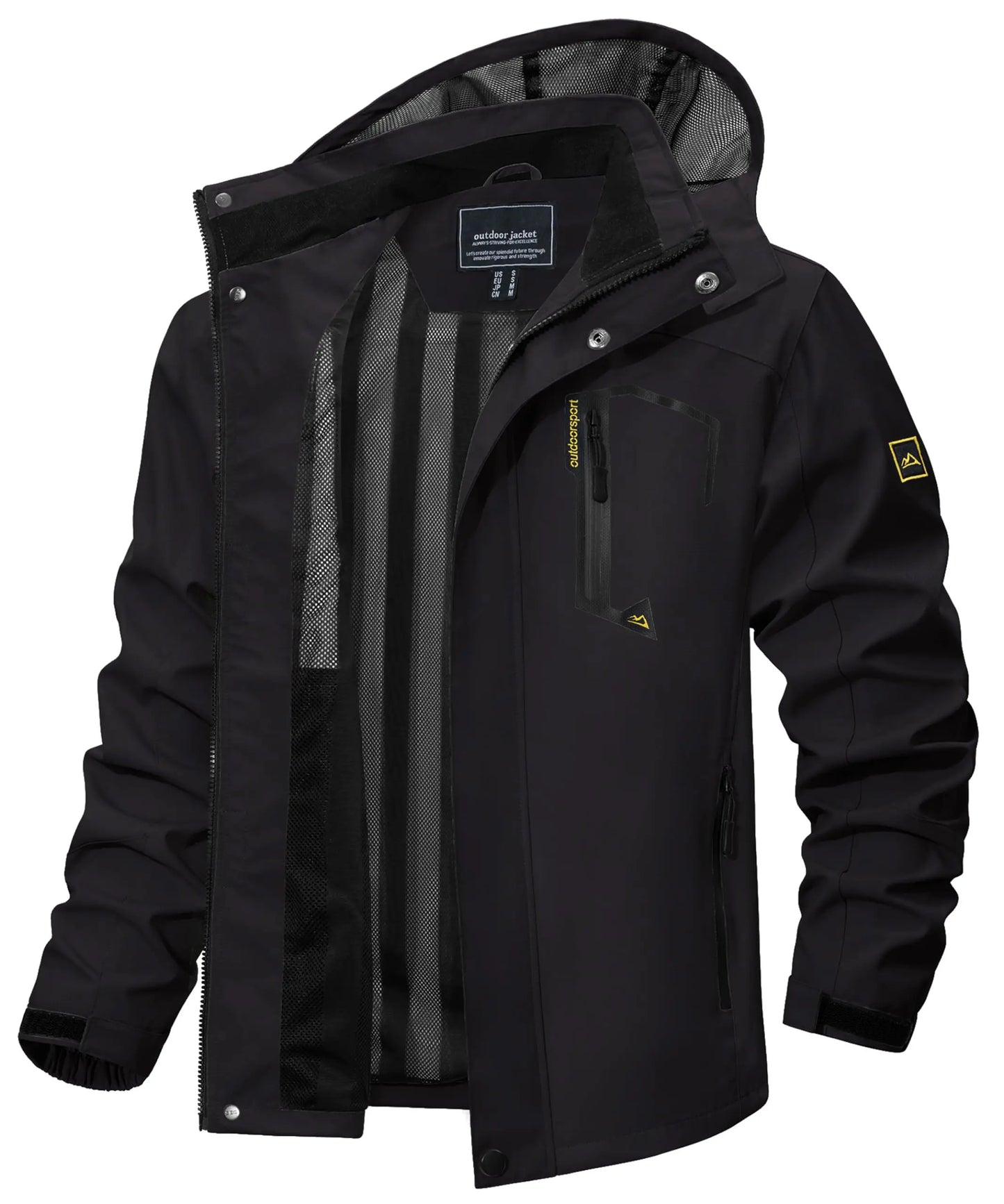 Dorian | Men's Lightweight Hooded Rain Jacket - Image 1