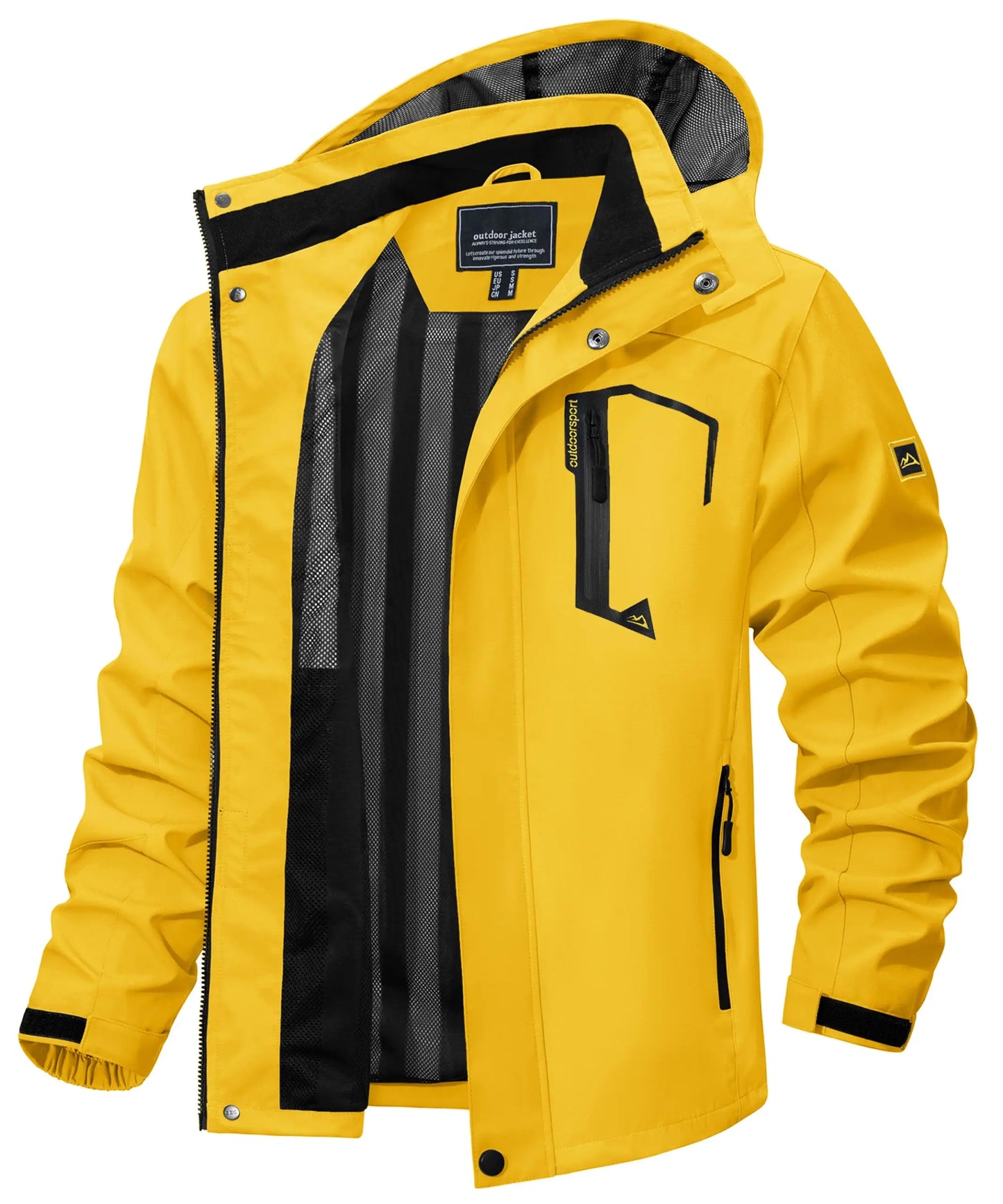Dorian | Men's Lightweight Hooded Rain Jacket - Image 1