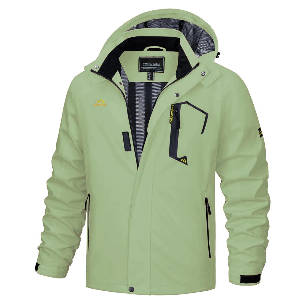 Dorian | Men's Lightweight Hooded Rain Jacket - Image 2
