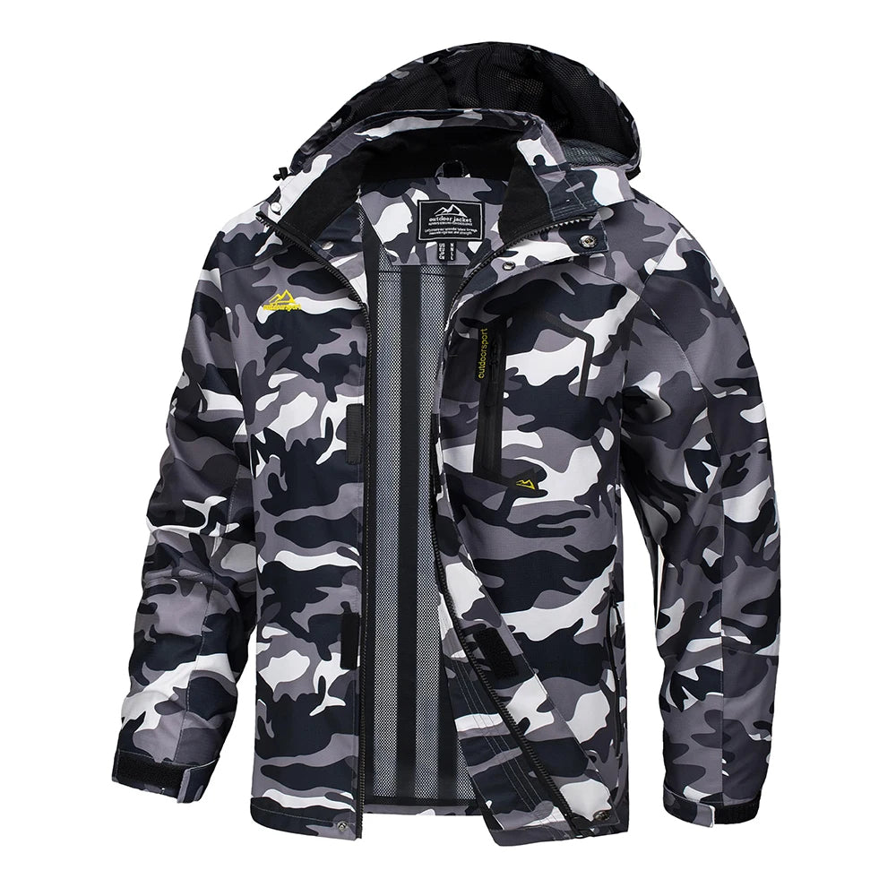 Dorian | Men's Lightweight Hooded Rain Jacket - Image 2