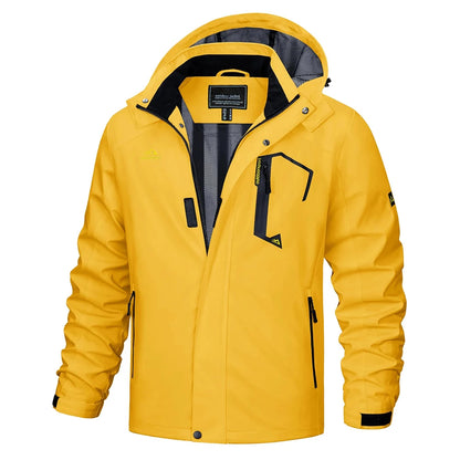 Dorian | Men's Lightweight Hooded Rain Jacket - Image 2