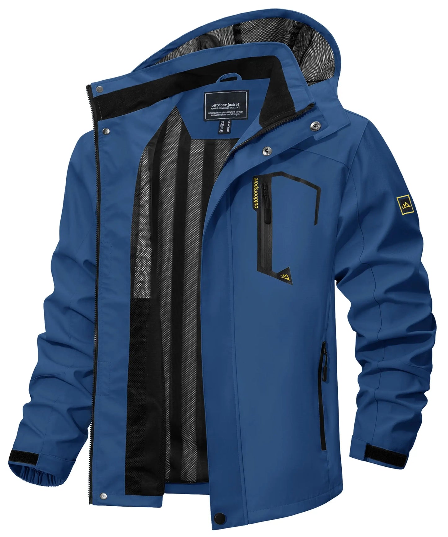 Dorian | Men's Lightweight Hooded Rain Jacket - Image 3