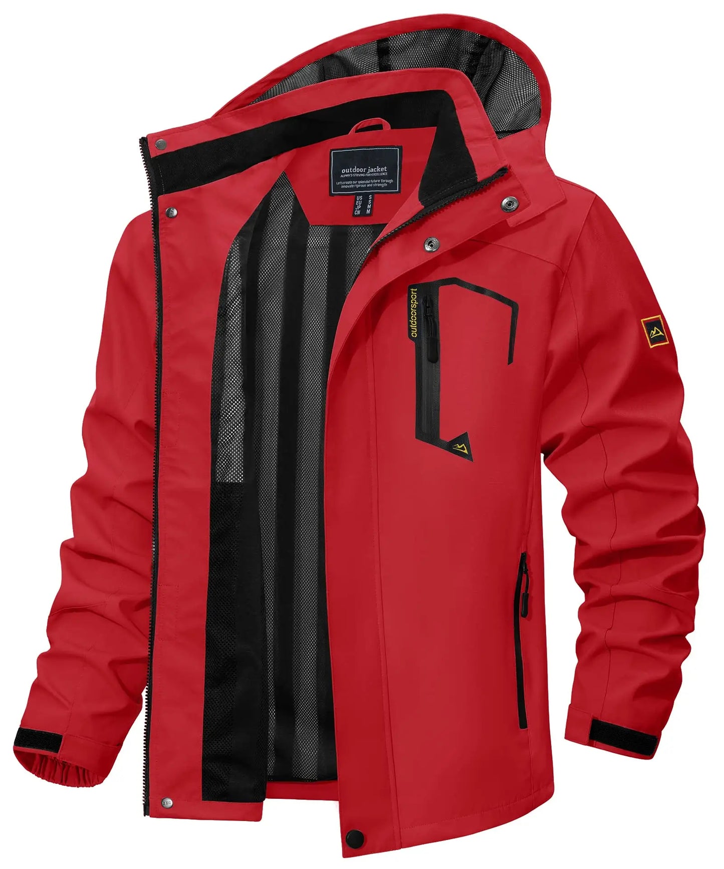 Dorian | Men's Lightweight Hooded Rain Jacket - Image 3