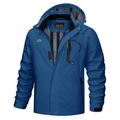 Dorian | Men's Lightweight Hooded Rain Jacket - Image 4
