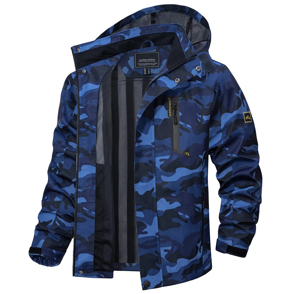 Dorian | Men's Lightweight Hooded Rain Jacket - Image 4