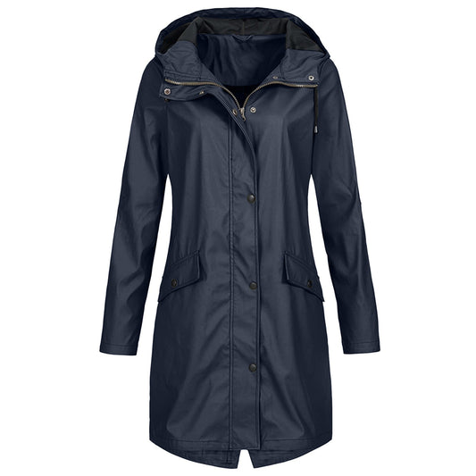 Erica | Women's Hooded Raincoat - Image 1