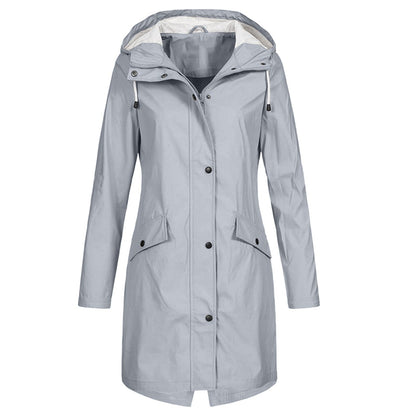Erica | Women's Hooded Raincoat - Image 3