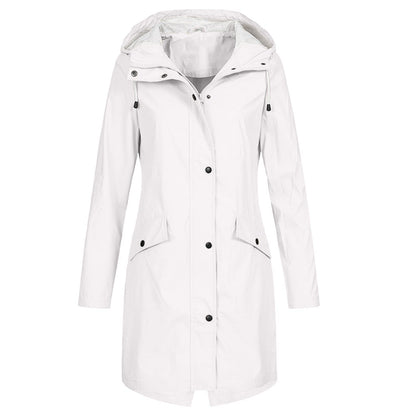 Erica | Women's Hooded Raincoat - Image 5