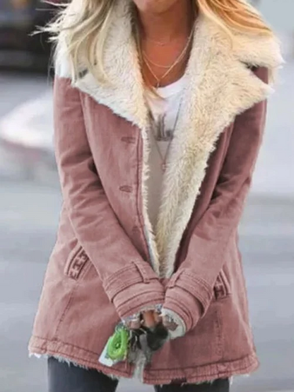 Loretta | Women's Button-Front Mid-Length Jacket - Image 3