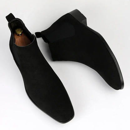 David | Men's Pull-on Ankle Chelsea Boots - Image 4