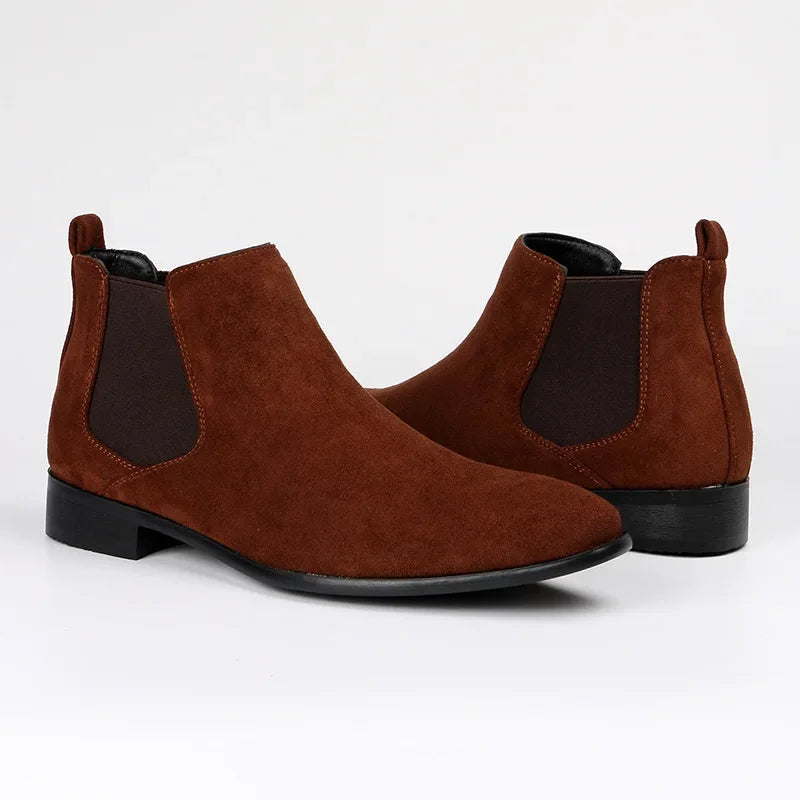 David | Men's Pull-on Ankle Chelsea Boots - Image 9