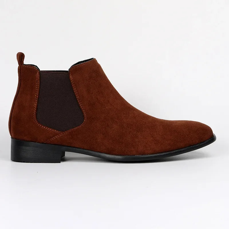 David | Men's Pull-on Ankle Chelsea Boots - Image 3