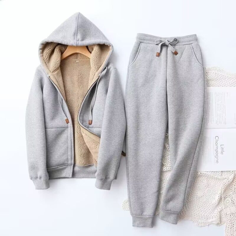 Riley | Women's Zip-Up Hoodie Loungewear Set - Image 2