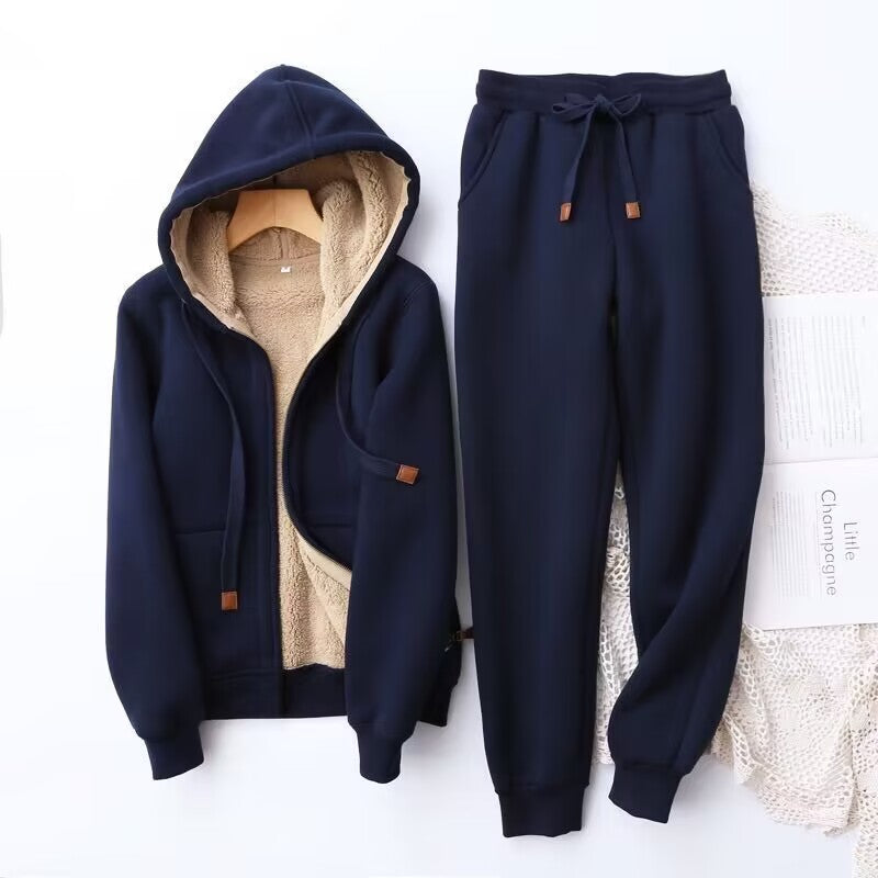 Riley | Women's Zip-Up Hoodie Loungewear Set - Image 3