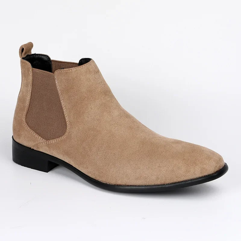 David | Men's Pull-on Ankle Chelsea Boots - Image 1