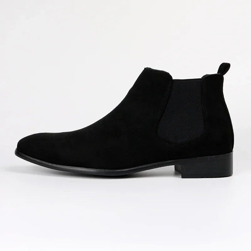 David | Men's Pull-on Ankle Chelsea Boots - Image 7