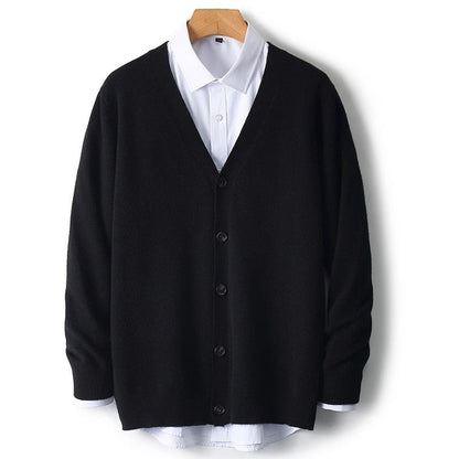 Nevin | Men's Button-Down Cardigan Sweater - Image 7