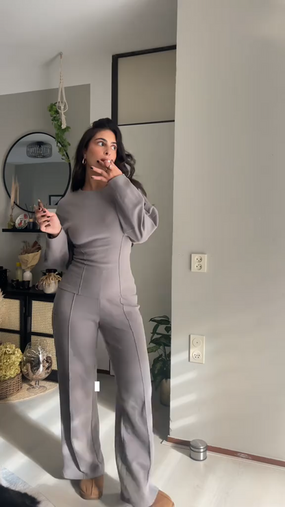 Image of Elaine | Women's Wide Leg Co-ord Set