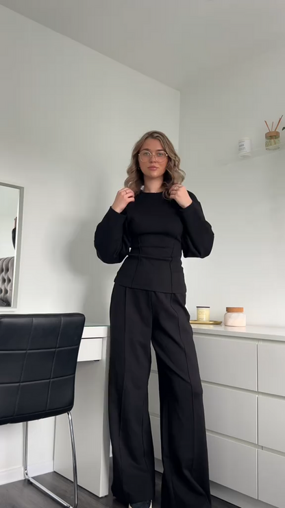 Image of Elaine | Women's Wide Leg Co-ord Set