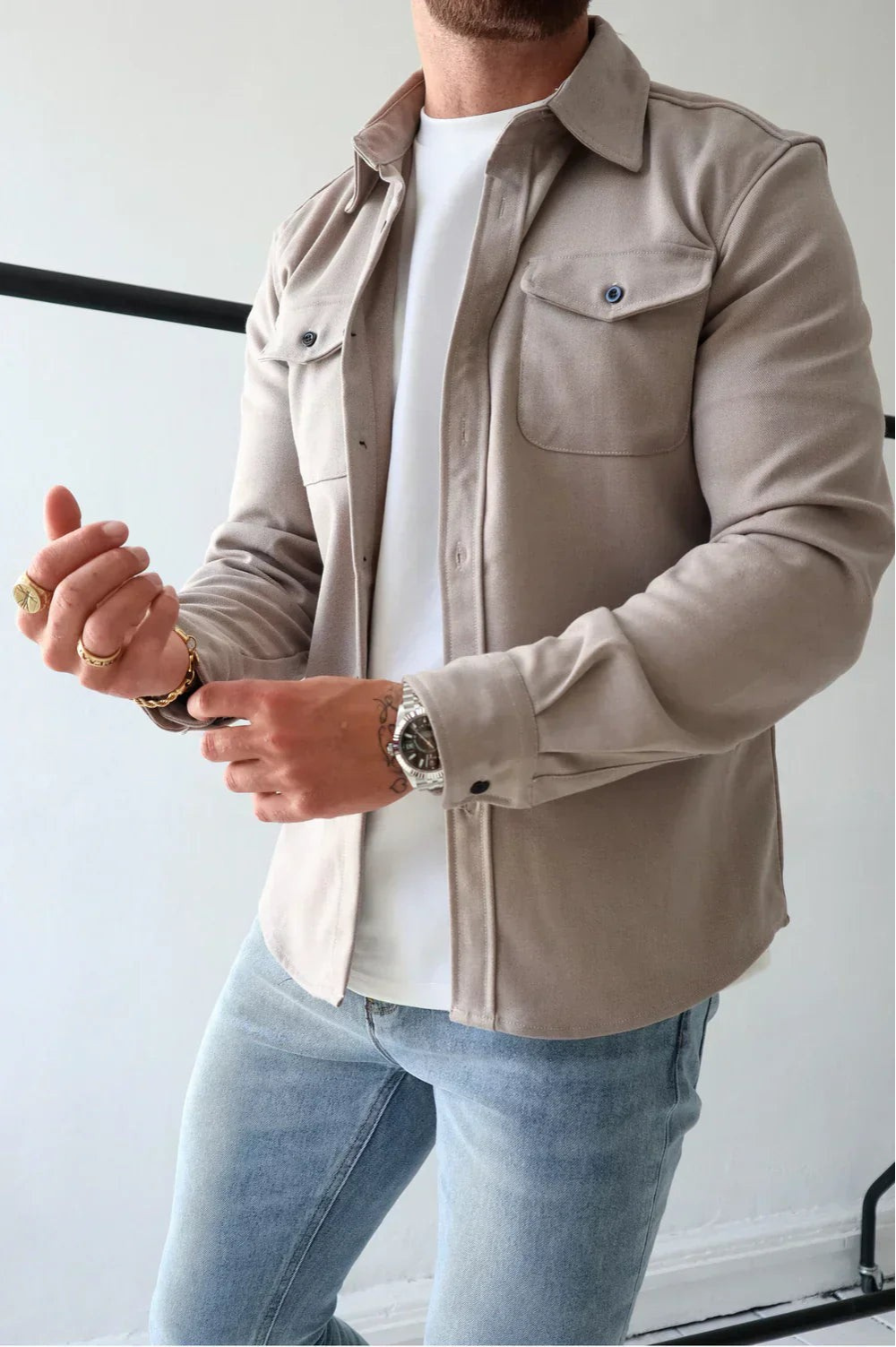 Elijah | Stylish Casual Overshirt - Image 1