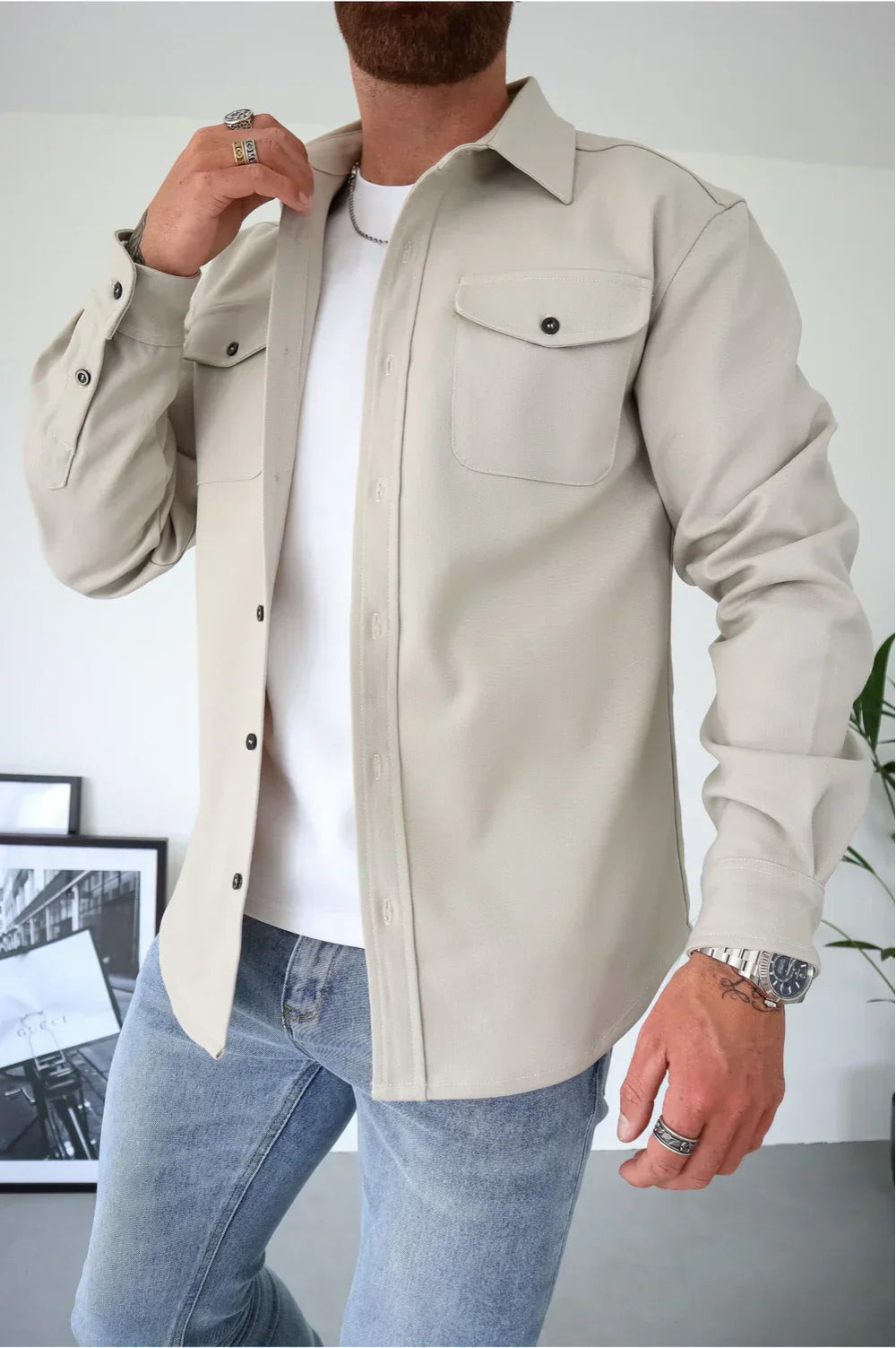 Elijah | Stylish Casual Overshirt - Image 1